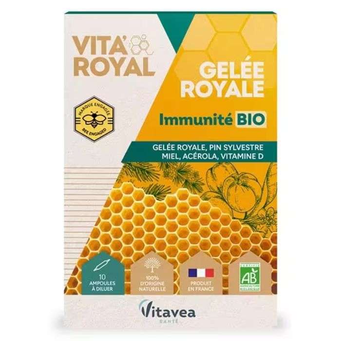 VITAVEA GELEE ROYAL ENERGIE BIO 10 AMPOULES