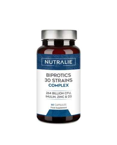 NUTRALIE BIPROTICS 30 STRAINS COMPLEX 60 CAPSULES