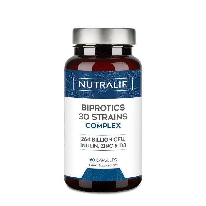 NUTRALIE BIPROTICS 30 STRAINS COMPLEX 60 CAPSULES