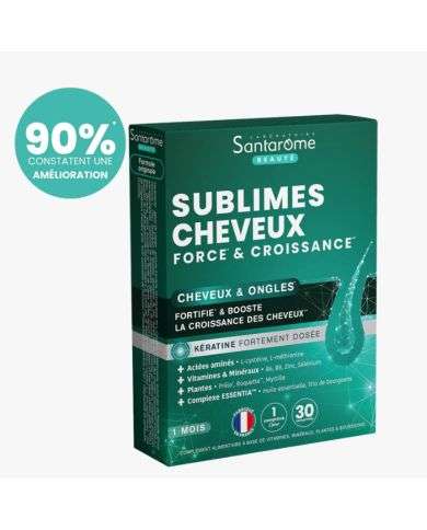 SANTAROME LABORATOIRE SUBLIMES CHEVEUX FORCE ET CROISSANCE 30 COMPRIMES