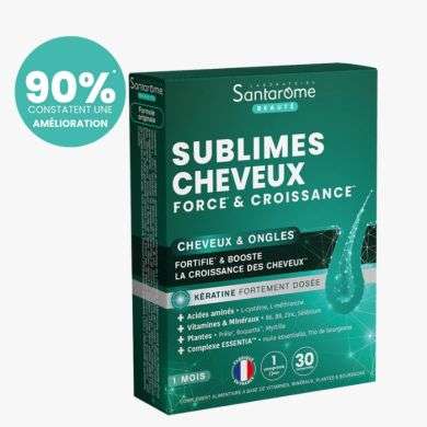 SANTAROME LABORATOIRE SUBLIMES CHEVEUX FORCE ET CROISSANCE 30 COMPRIMES