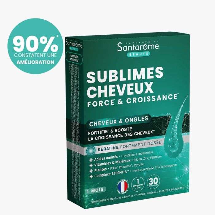 SANTAROME LABORATOIRE SUBLIMES CHEVEUX FORCE ET CROISSANCE 30 COMPRIMES