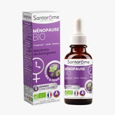 SANTAROME MENOPAUSE BIO GEMMO CONCENTREE MACERATS DE BOURGEONS 30 ML 