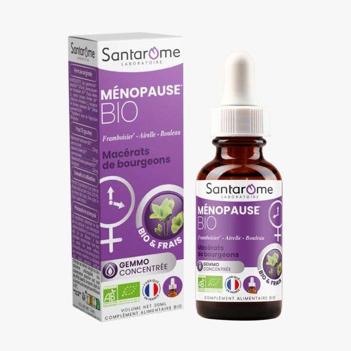 SANTAROME MENOPAUSE BIO GEMMO CONCENTREE MACERATS DE BOURGEONS 30 ML 