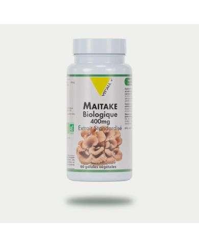 VIT'ALL+ MAITAKE BIOLOGIQUE EXTRAIT STANDARDISE 60GELULES VEGETALES
