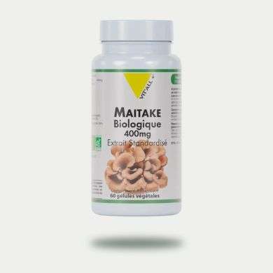 VIT'ALL+ MAITAKE BIOLOGIQUE EXTRAIT STANDARDISE 60GELULES VEGETALES