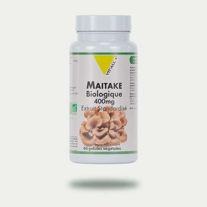 VIT'ALL+ MAITAKE BIOLOGIQUE EXTRAIT STANDARDISE 60GELULES VEGETALES