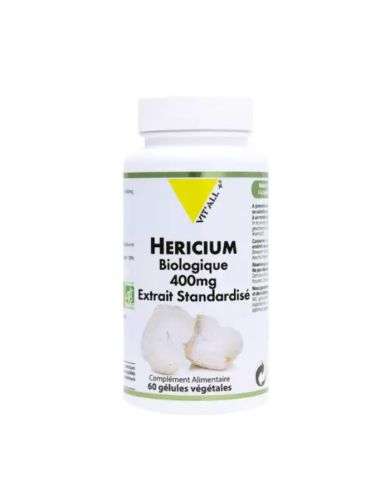 VIT'ALL+ HERICIUM BIOLOGIQUE EXTRAIT STANDARDISE 60 GELULES VEGETALES