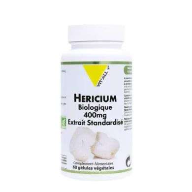 VIT'ALL+ HERICIUM BIOLOGIQUE EXTRAIT STANDARDISE 60 GELULES VEGETALES