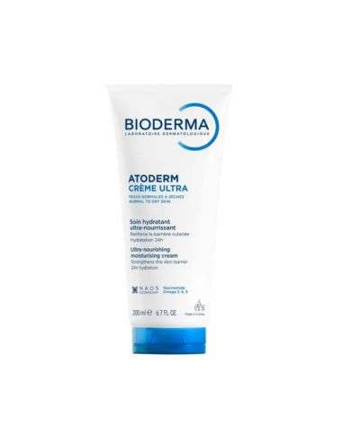 BIODERMA ATODERM CREME ULTRA HYDRATANTE ULTRA NOURRISSANTE PEAUX SENSIBLES NORMALES A SECHES 200 ML