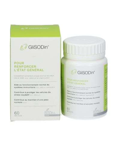 GLISODIN POUR RENFORCER L'ETAT GENERAL 60 GELULES
