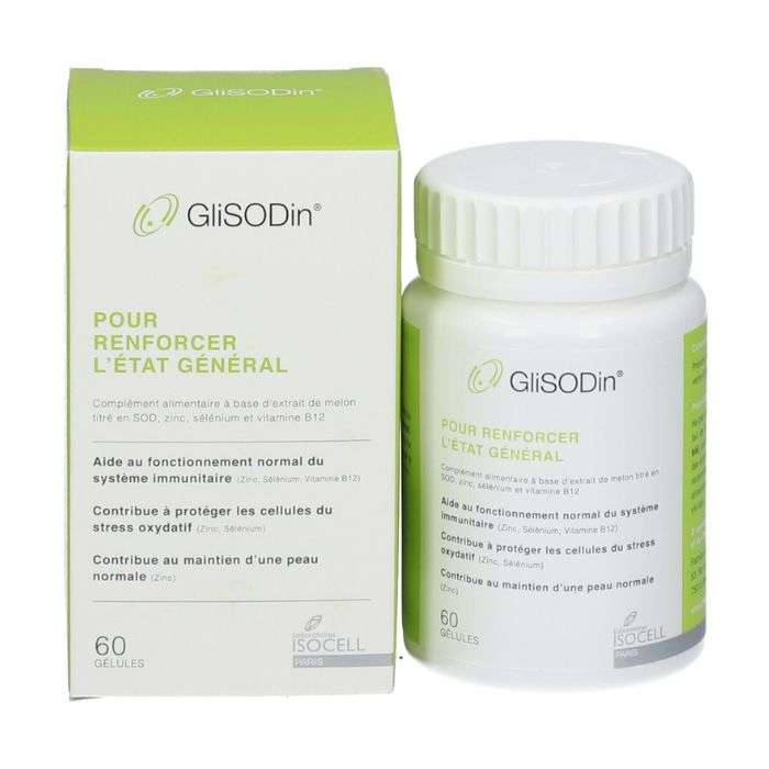 GLISODIN POUR RENFORCER L'ETAT GENERAL 60 GELULES