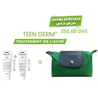 PACK ISISPHARMA TEEM DERM GEL NETTOYANT EXFOLIANT 40 ML + SOIN INTENSE ANTI-IMPERFACTIONS ANTI-MARQUES 30 ML 