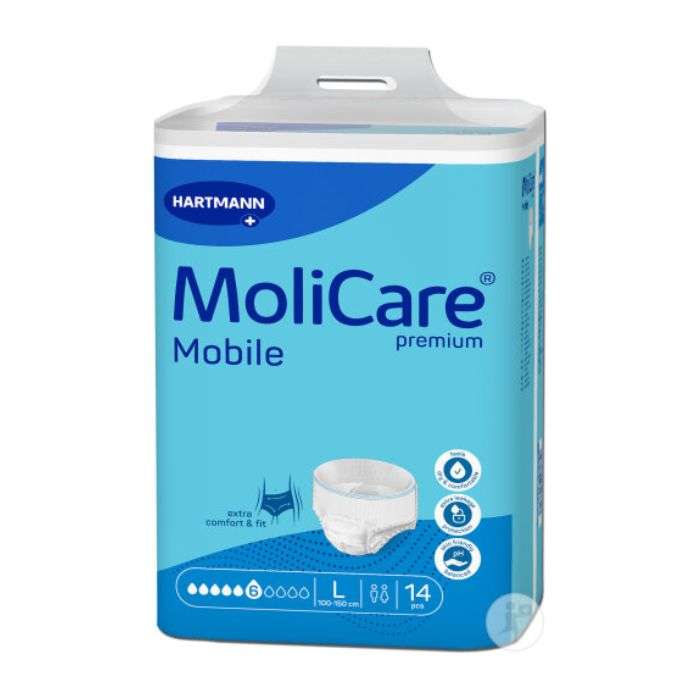 HARTMANN MOLICARE PREMIUM MOBILE TAILLE L 14 PIECES