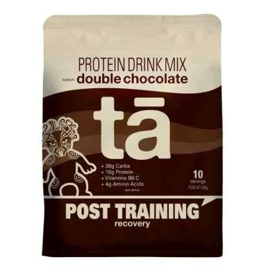 TA SPORT PROTEIN POST TRAINING RECOVERY DRINK MIX DOUBLE CHOCOLATE600 G