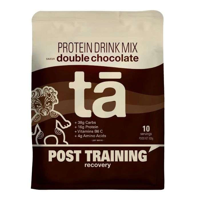 TA SPORT PROTEIN POST TRAINING RECOVERY DRINK MIX DOUBLE CHOCOLATE600 G