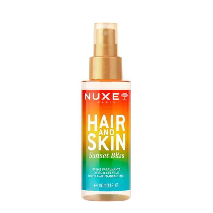 NUXE OFFRE HAIR AND SKIN SUNSET BLISS BRUME PARFUMEE 100 ML + BROSSE CHEVEUX OFFERTE