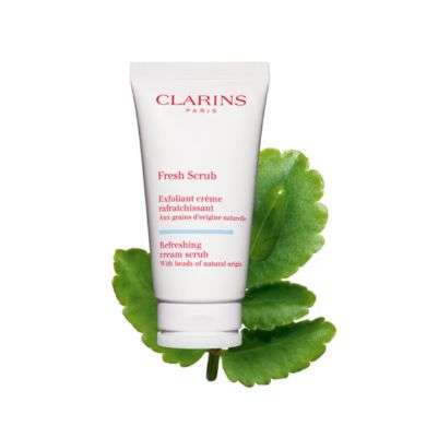 CLARINS PARIS FRESH SCRUB EXFOLIANT HUILE NOURRISSANT AUX MICROCRISTAUX DE SUCRE 50 ML