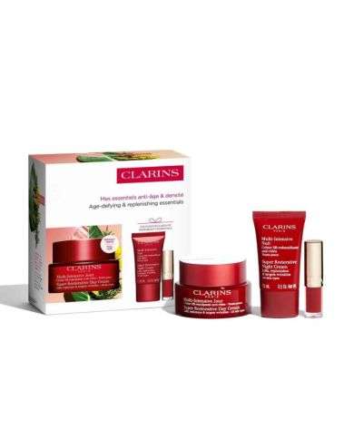 CLARINS COFFRET MES ESSENTIELS ANTI AGE ET DENSITE 