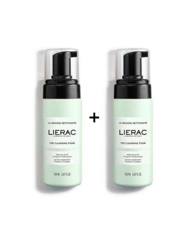LIERAC OFFRE SPECIALE DUO MOUSSE NETTOYANTE 150 ML 