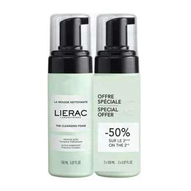 LIERAC OFFRE SPECIALE DUO MOUSSE NETTOYANTE 150 ML 