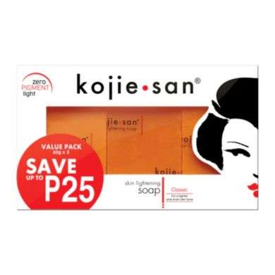 KOJIE SAN AVON ECLAIRCISSANT DE PEAU PACK DE 3 PRODUITS 65 G CHACUNS