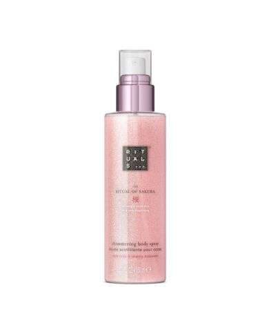 RITUALS THE RITUAL OF SAKURA BRUME SCINTILLANTE POUR LE CORPS RICE MILK AND CHERRY BLOSSOM 150 ML 