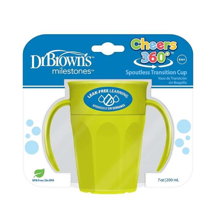 DR BROWNS GOBLET CHEERS 360 AVEC POIGNEES 200 ML 6M+