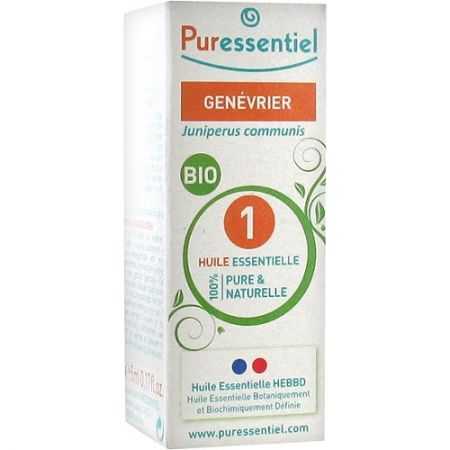 PURESSENTIEL HUILE ESSENTIELLE GENEVRIER BIO 5 ML
