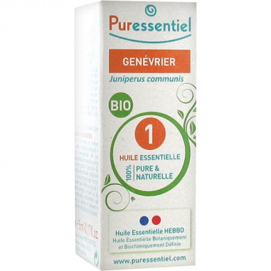 PURESSENTIEL Huile essentielle bio Genévrier - flacon de 5 ml