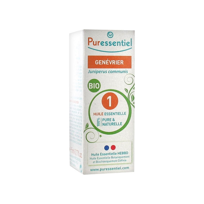 PURESSENTIEL Huile essentielle bio Genévrier - flacon de 5 ml