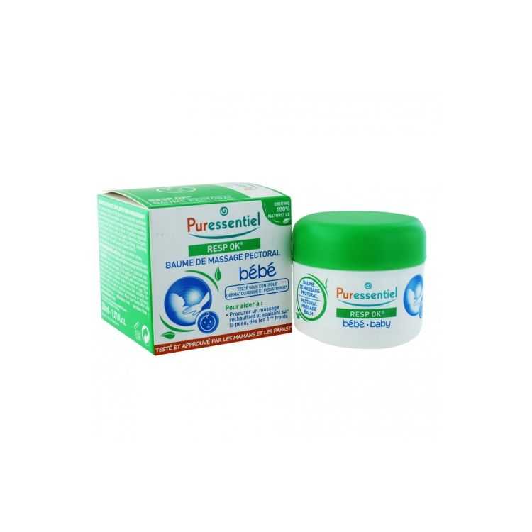 Puressentiel Resp Ok Baume De Massage Pectoral Bebe 30ml Univers Para Discount Numero 1 De La Parapharmacie Au Maroc
