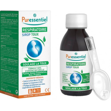 Puressentiel Respiratoire sirop toux - flacon de 125 ml