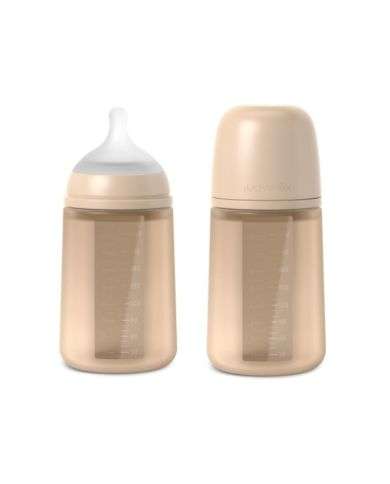 SUAVINEX SELECTION BIBERON SILICONE SX PRO ANTI COLIC +3M 240ML DEBIT MOYEN