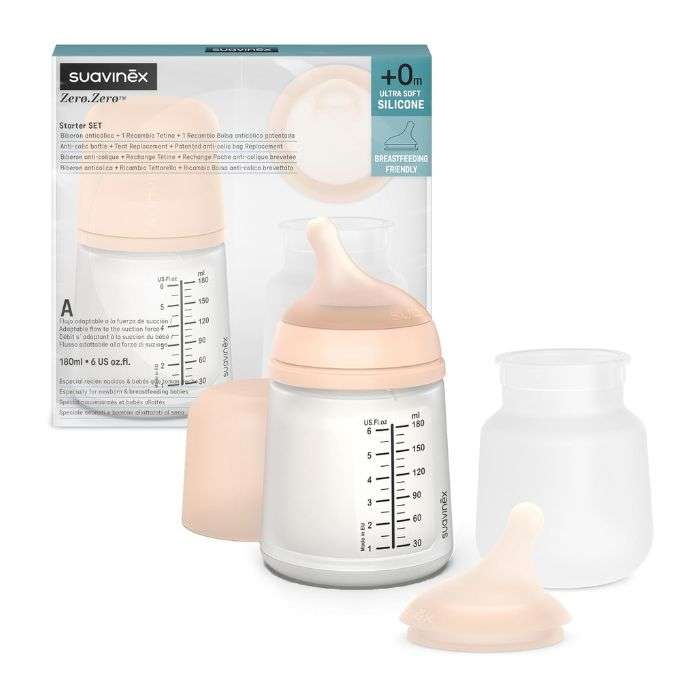 SUAVINEX STARTER SET ZERO ZERO 180 ML +0M