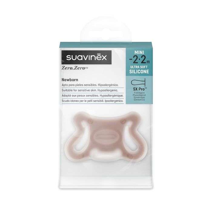 SUAVINEX ZERO ZERO NEWBORN SUCETTE SX PRO MINI-2.2M ULTRA SOFT SILICONE