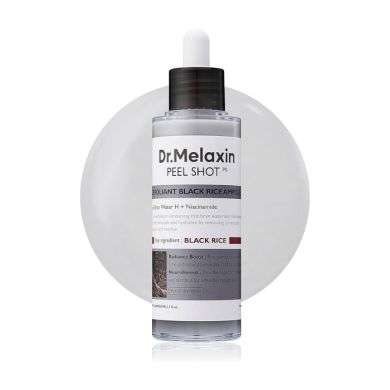 DR MELAXIN PEEL SHOT EXFOLIATING BLACK RICE AMPOULE 80 ML