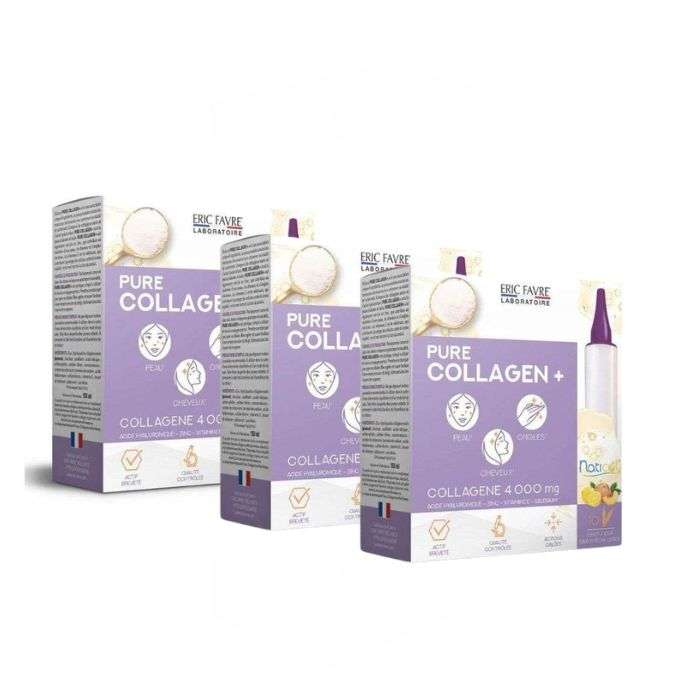 ERIC FAVRE OFFRE SPECIALE 3 PURE COLLAGEN+ 4000 MG 10 SHOT PEACH LEMON FLAVOUR