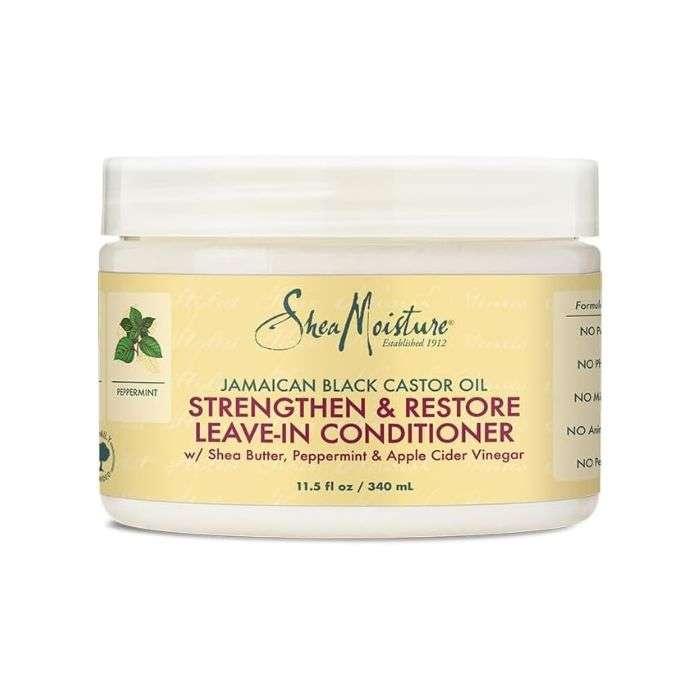 Shea Moisture - Jamaican Black Castor Oil Leave In (Après-shampoing sans rinçage) 340 ML