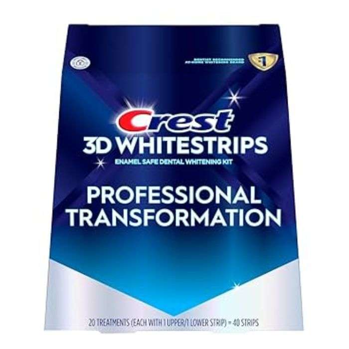 CREST 3D WHITESTRIPS PROFESSIONAL TRANSFORMATION 20 TREATEMENTS 40 STRIPS