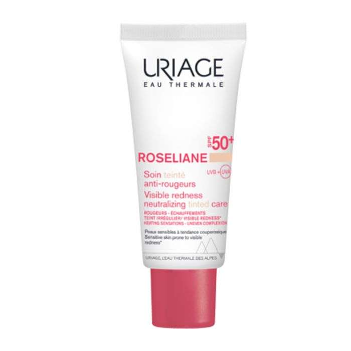 URIAGE ROSELIANE SOIN TEINTEE ANTI ROUGEURS SPF 50 + TEINTE CLAIRE 50 ML