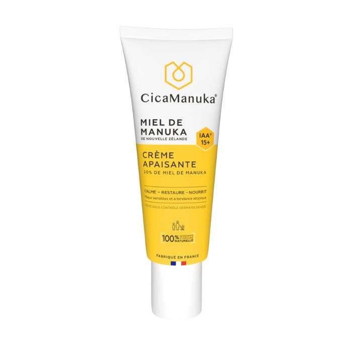 CICAMANUKA MIEL DE MANUKA IAA15+ CREME APAISANTE PEAUX SENSIBLES 40ML