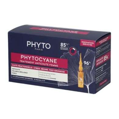 PHYTO SET PHYTOCYANE TRAITEMENT ANTICHUTE FEMME CHUTE REACTIONNELLE
