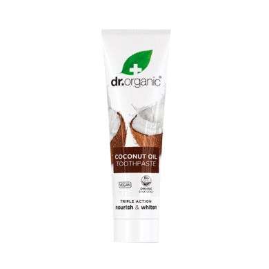 DR ORGANIC DENTIFRICE TRIPLE ACTION A L'HUILE DE COCO 100ML