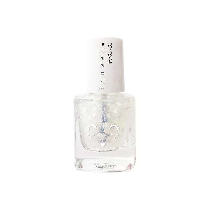 INUWET VERNIS KIDS GREEN TOP COAT ETOILES