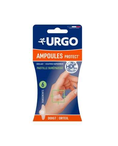 URGO AMPOULES DOIGT ET ORTEIL PETIT FORMAT * 6