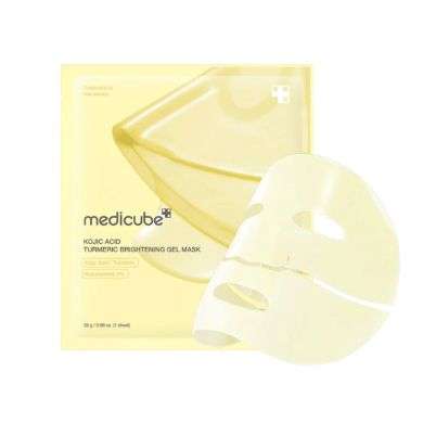 MEDICUBE KOJIC ACID TURMERIC BRIGHTENING GEL MASK SET 1 UNITE