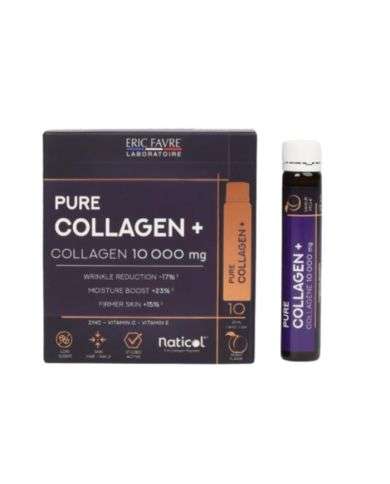 ERIC FAVRE PURE COLLAGEN + 10000MG 10 AMPOULES 25ML