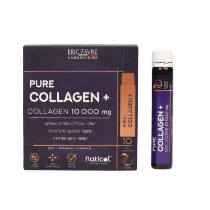 ERIC FAVRE PURE COLLAGEN + 10000MG 10 AMPOULES 25ML
