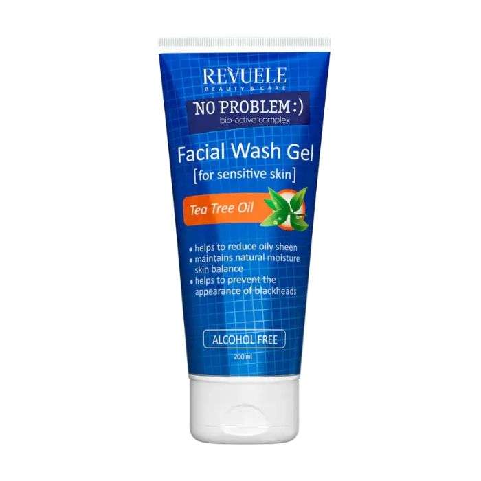 REVUELE NO PROBLEM GEL NETTOYANT VISAGE ARBRE A THE 200 ML